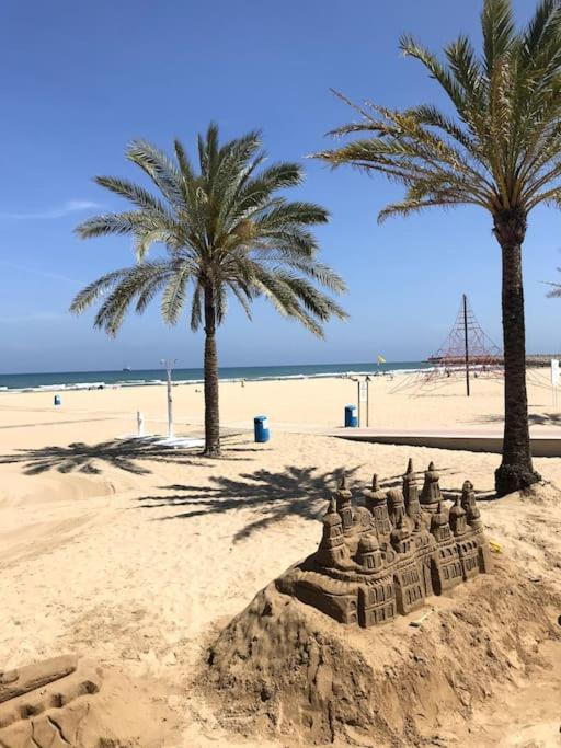 Lovely Family Apartment 2 Min. From The Beach Playa de Gandia Exteriér fotografie