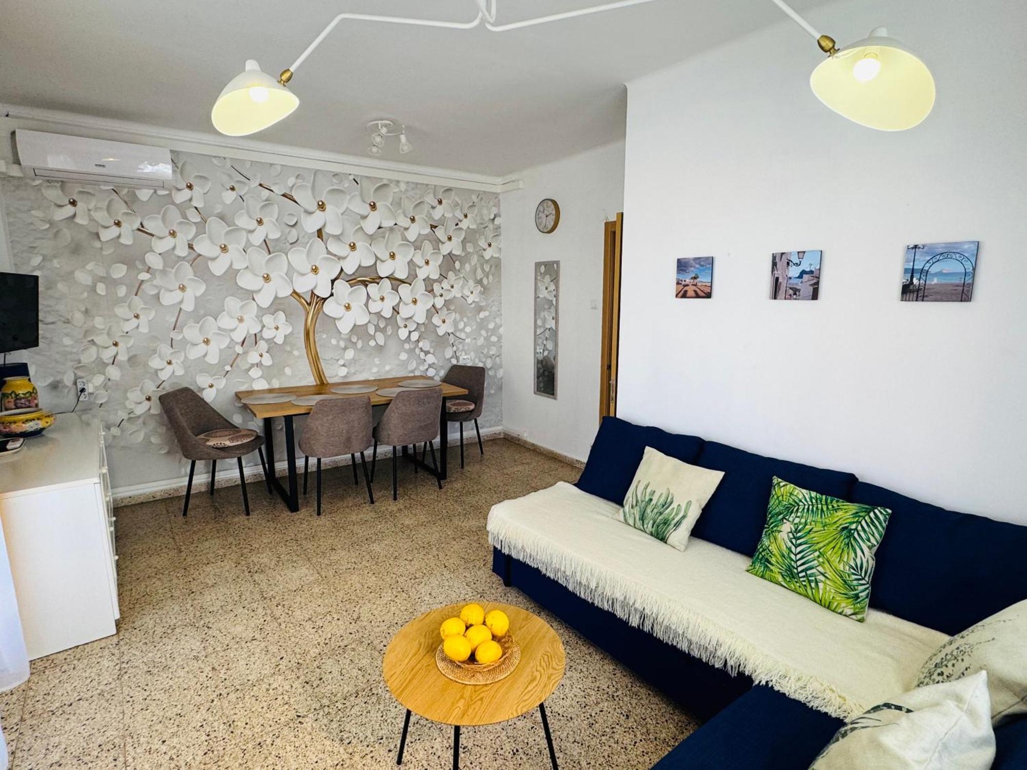 Lovely Family Apartment 2 Min. From The Beach Playa de Gandia Exteriér fotografie